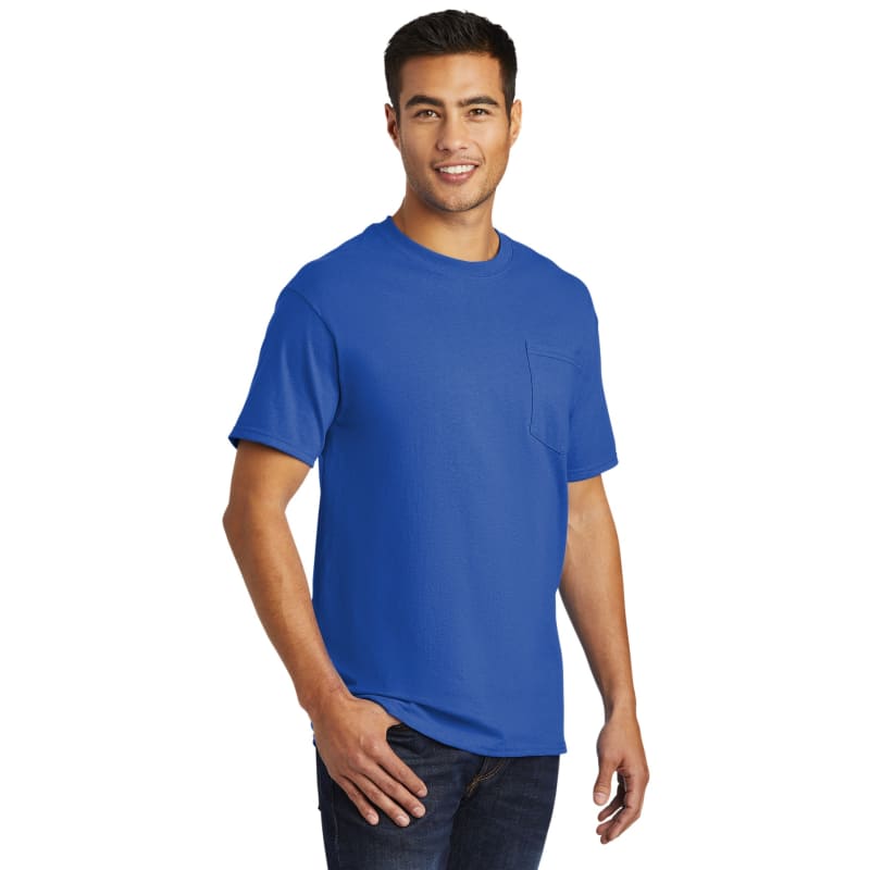 Port & Company - Tall Essential Pocket Tee. 16