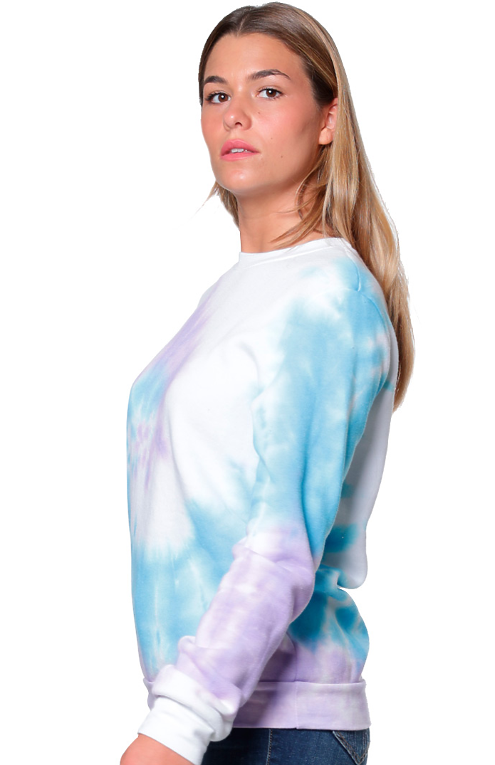 UniseXSwirl Tie Dye Crew Sweatshirt 3