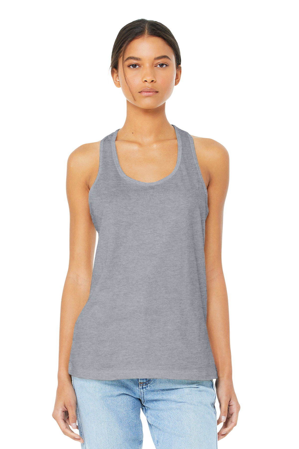BELLA+CANVAS Women's Jersey Racerback Tank. BC6008 66