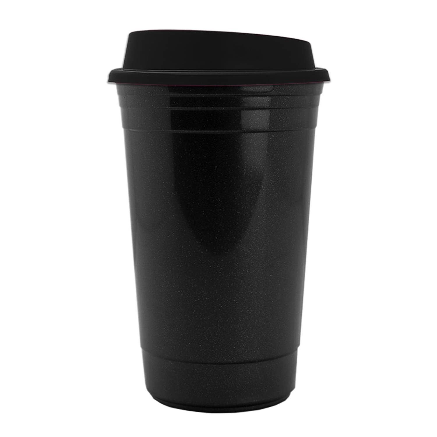 Double Wall Insulated Travel Tumbler with Lid, 16 oz. 3