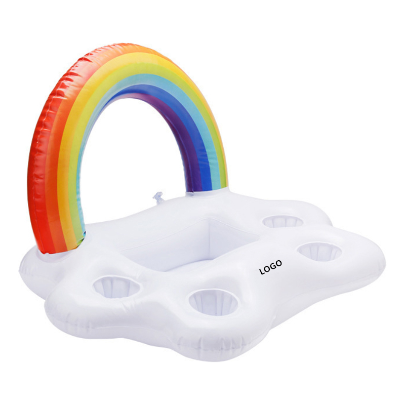 Inflatable rainbow cloud ice bar 1
