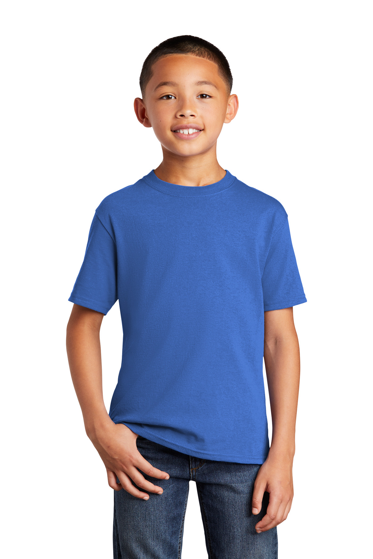 Port & Company® Youth Core Cotton DTG Tee 26