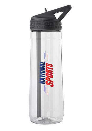 30 oz. Fitness Plastic Water Bottle with Sip Straw 1