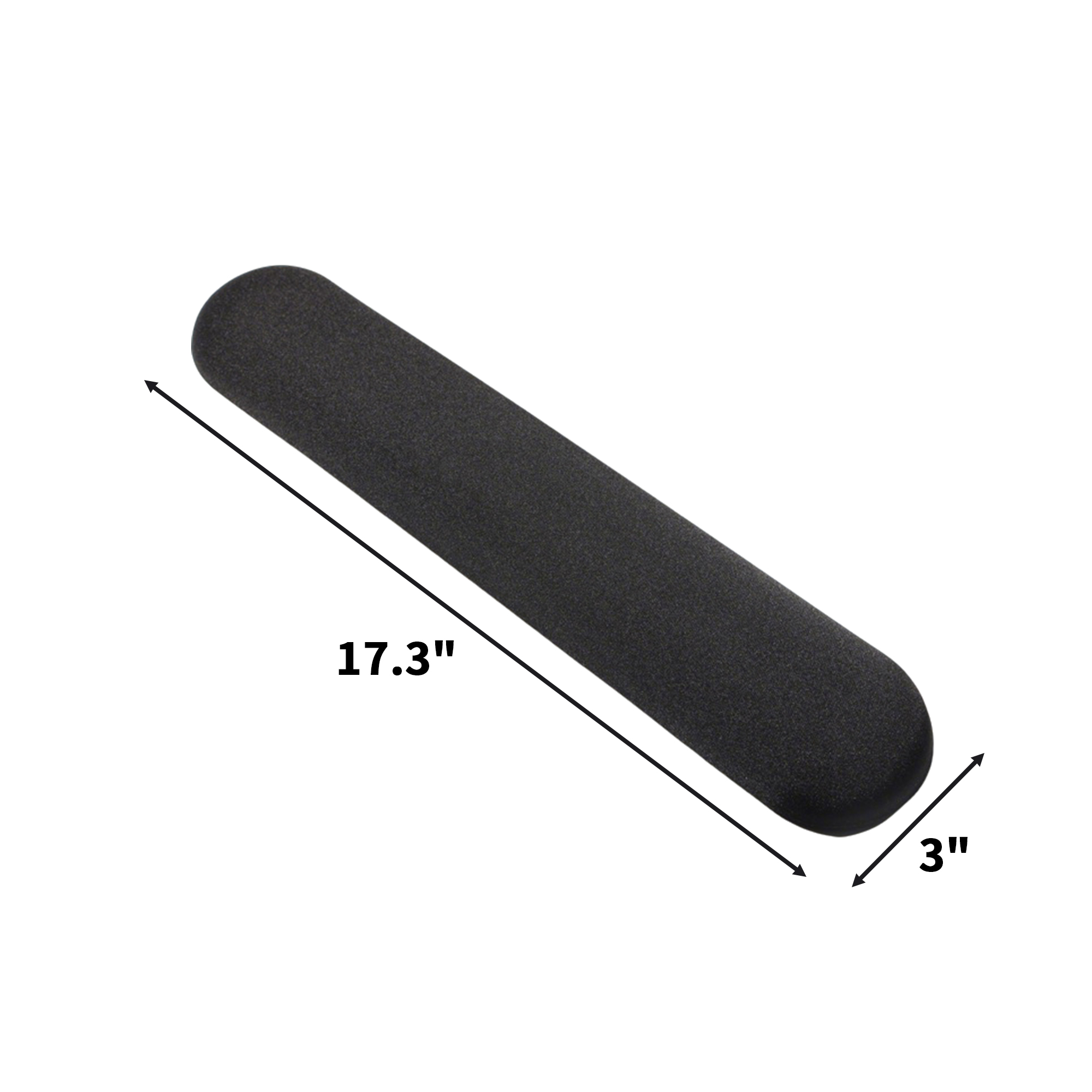 Gel Memory Foam Keyboard Wrist Rest Pad 17.3" x 3" 4