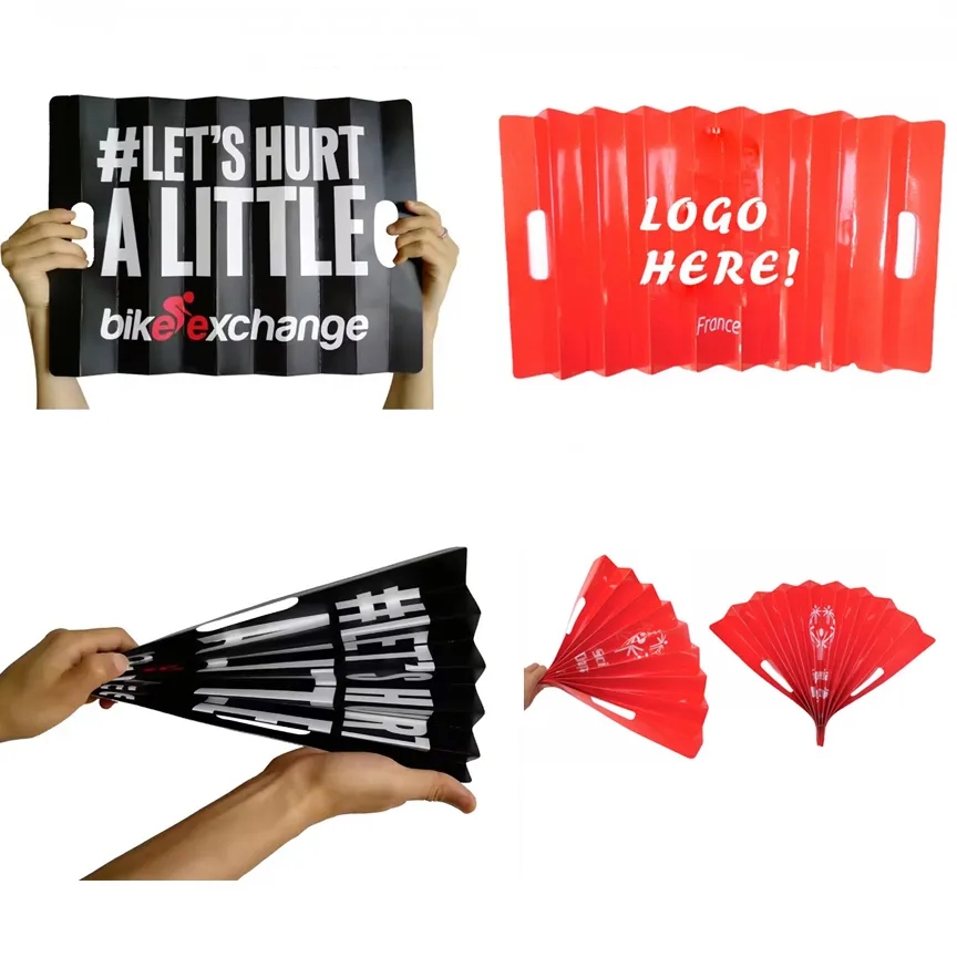 Foldable Paper Banner Fan Clapper 2