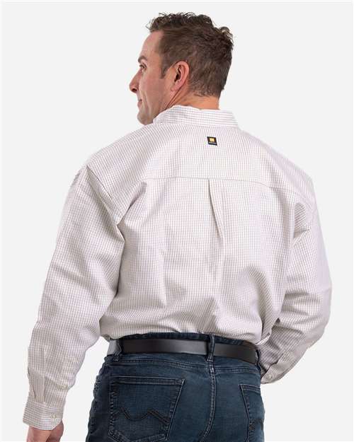 Men's Tall Flame-Resistant Down Plaid Work Shirt - FRSH21T 5