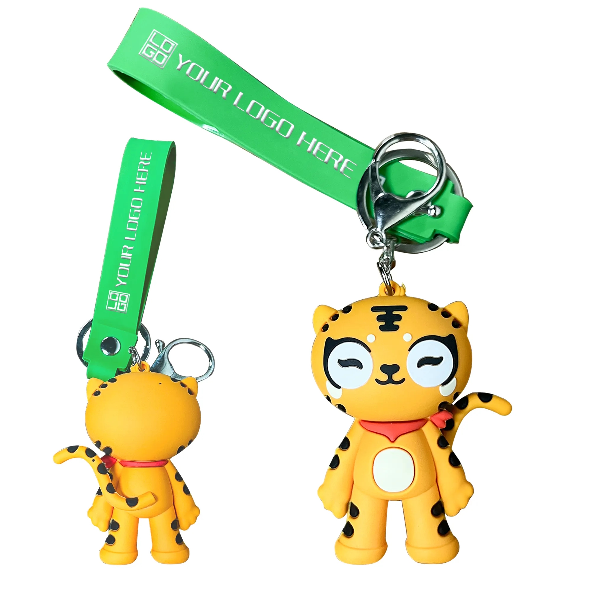 Customized 3D PVC Doll Keychain 1