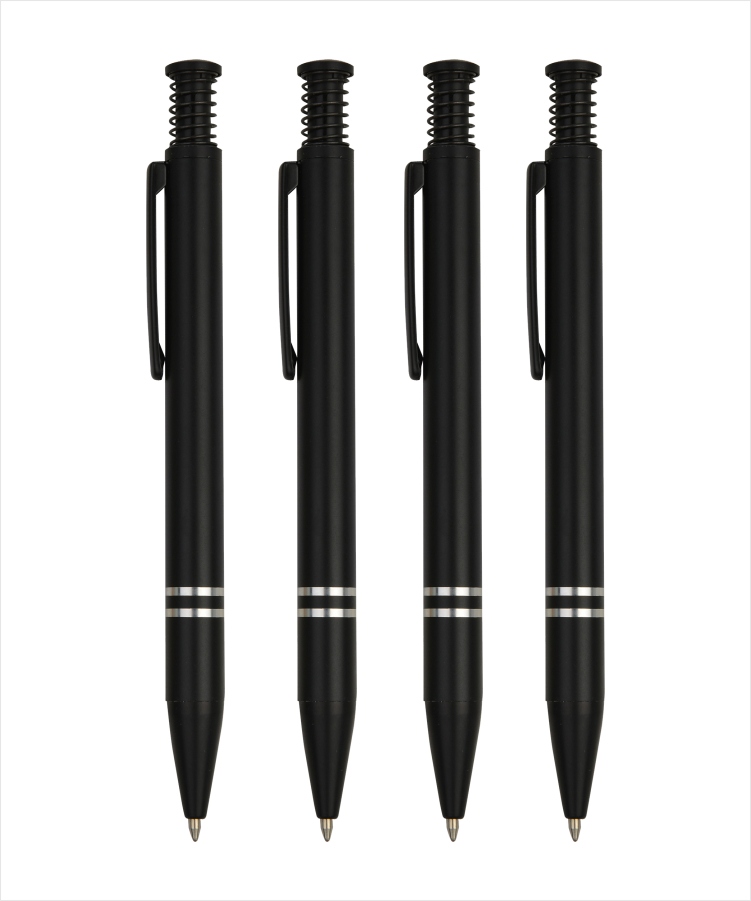 Union Printed - Matte Finish Click Metal Ballpoint Pen w/ Chrome 2