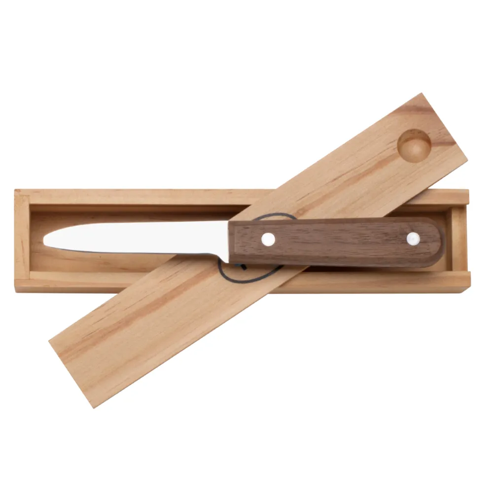 Clam Shucker Knife with Naturalwood Gift Box 8