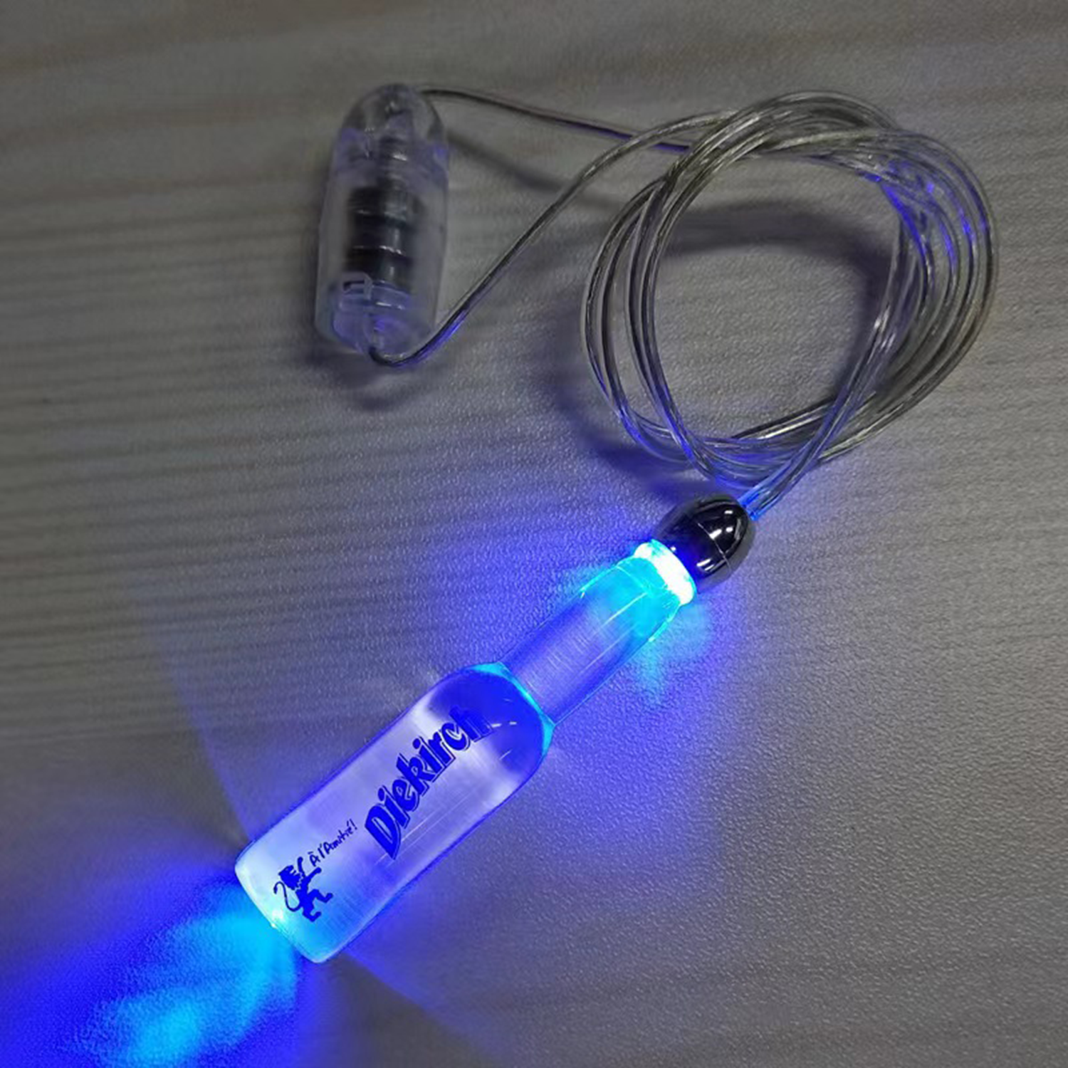 Party Toy Jewelry LED Purple Medallion Necklace 3