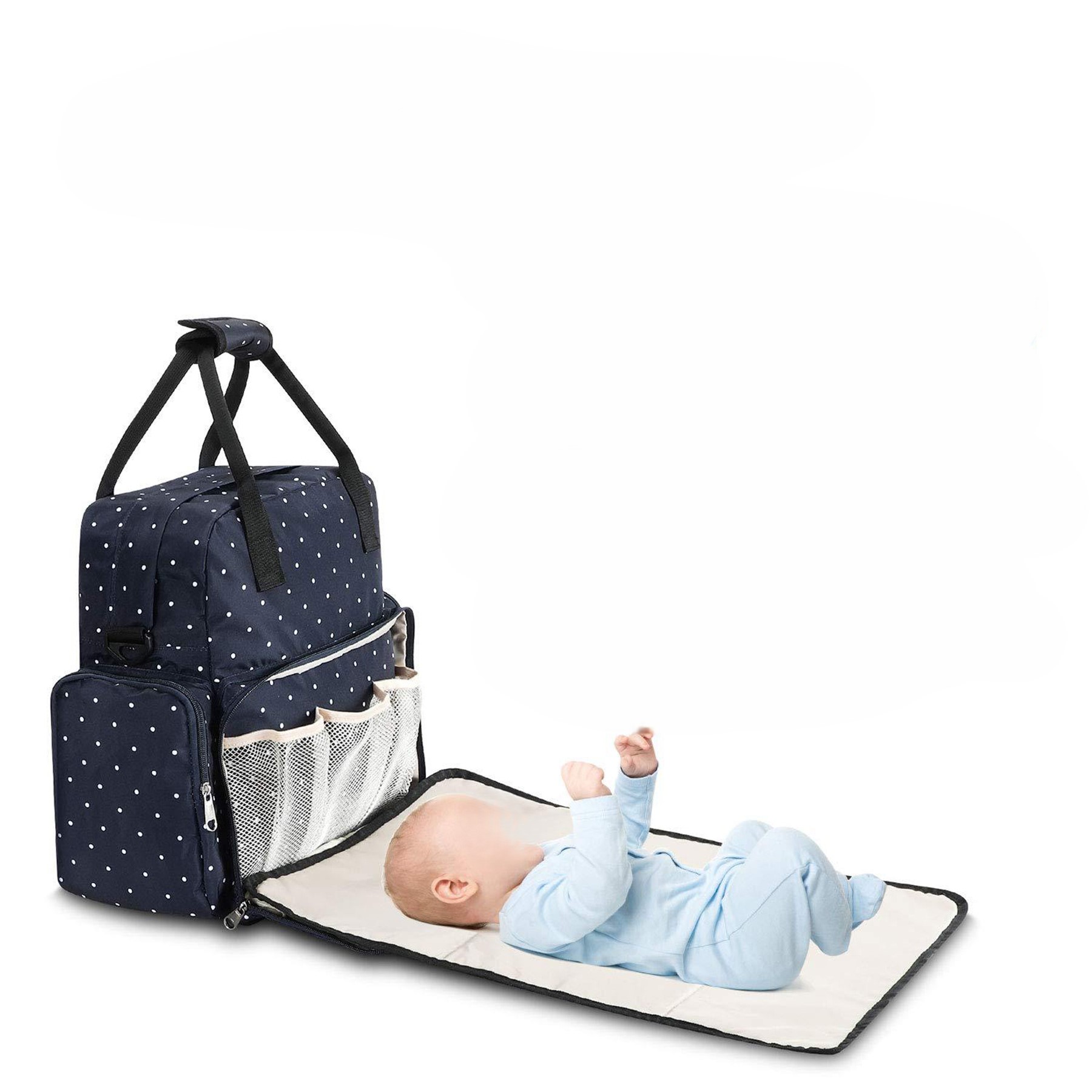 Diaper Bag Backpack with Changing Pad 1