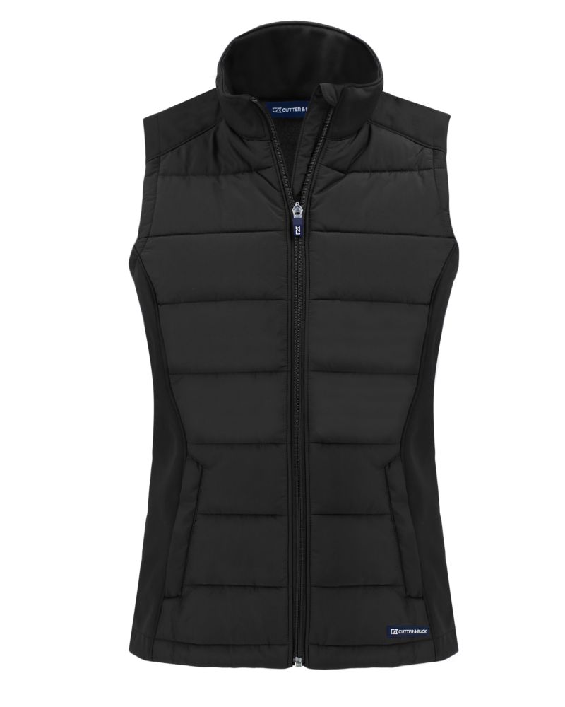 Evoke Hybrid Softshell Recycled Womens Full Zip Vest