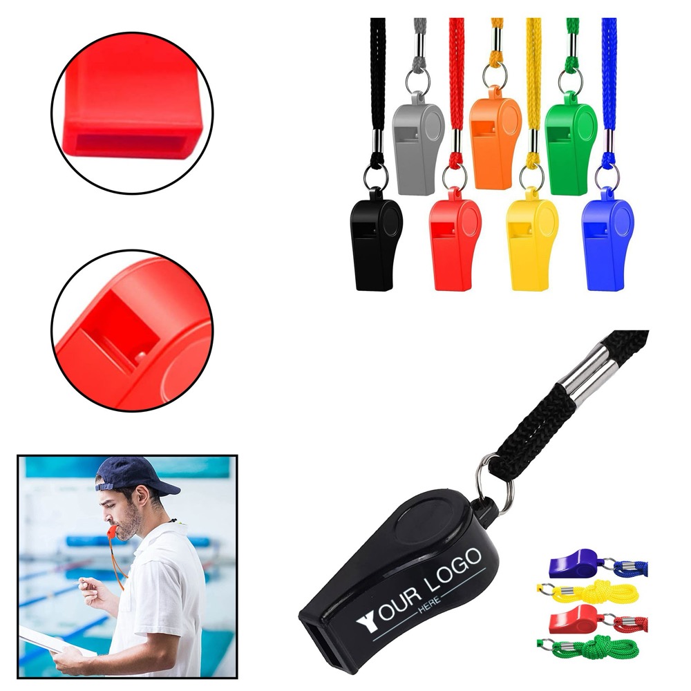 Sports Whistles With Lanyard 2