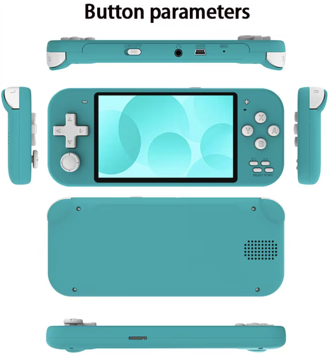 External 8GB 4.3 Inch Handheld Game Console 3