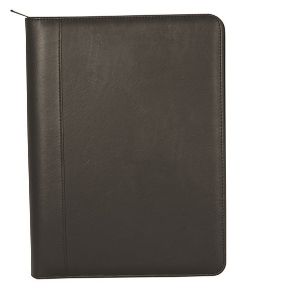 Deluxe Padfolio w/ 1" - 3 Ring Binder and Zipper Closure 4