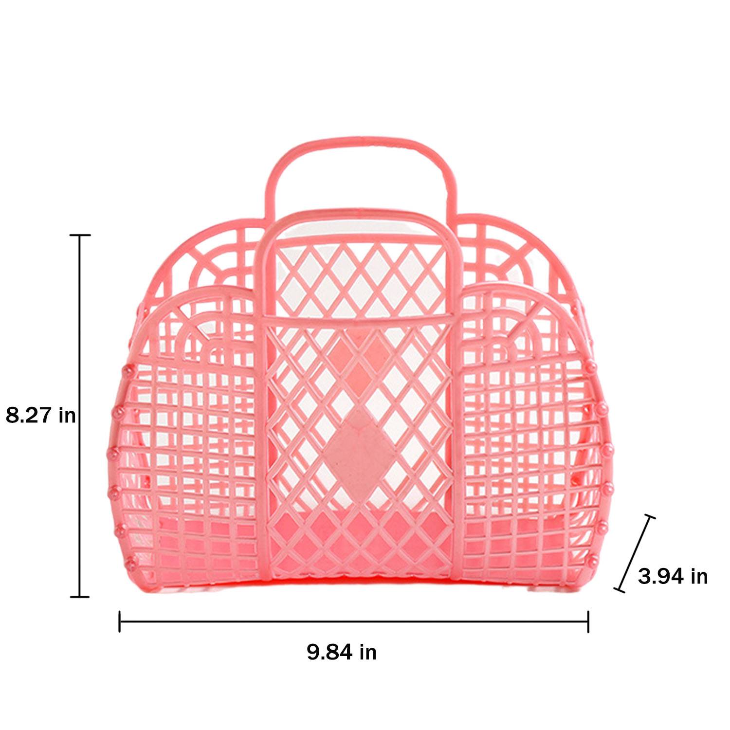 Reusable Hollow Plastic Beach Storage Tote Bag 3