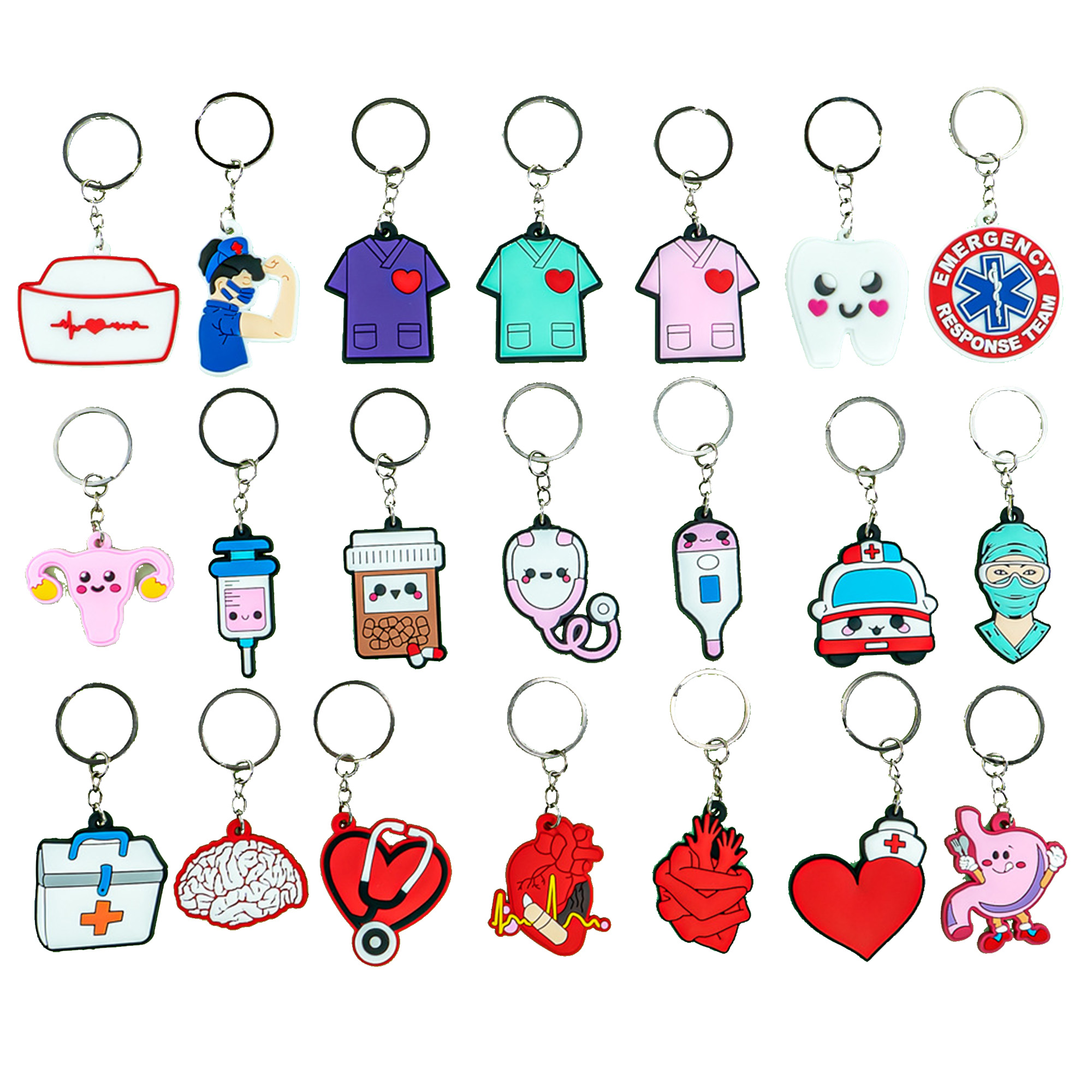 MOQ 50 PVC Keychain Pendant 4