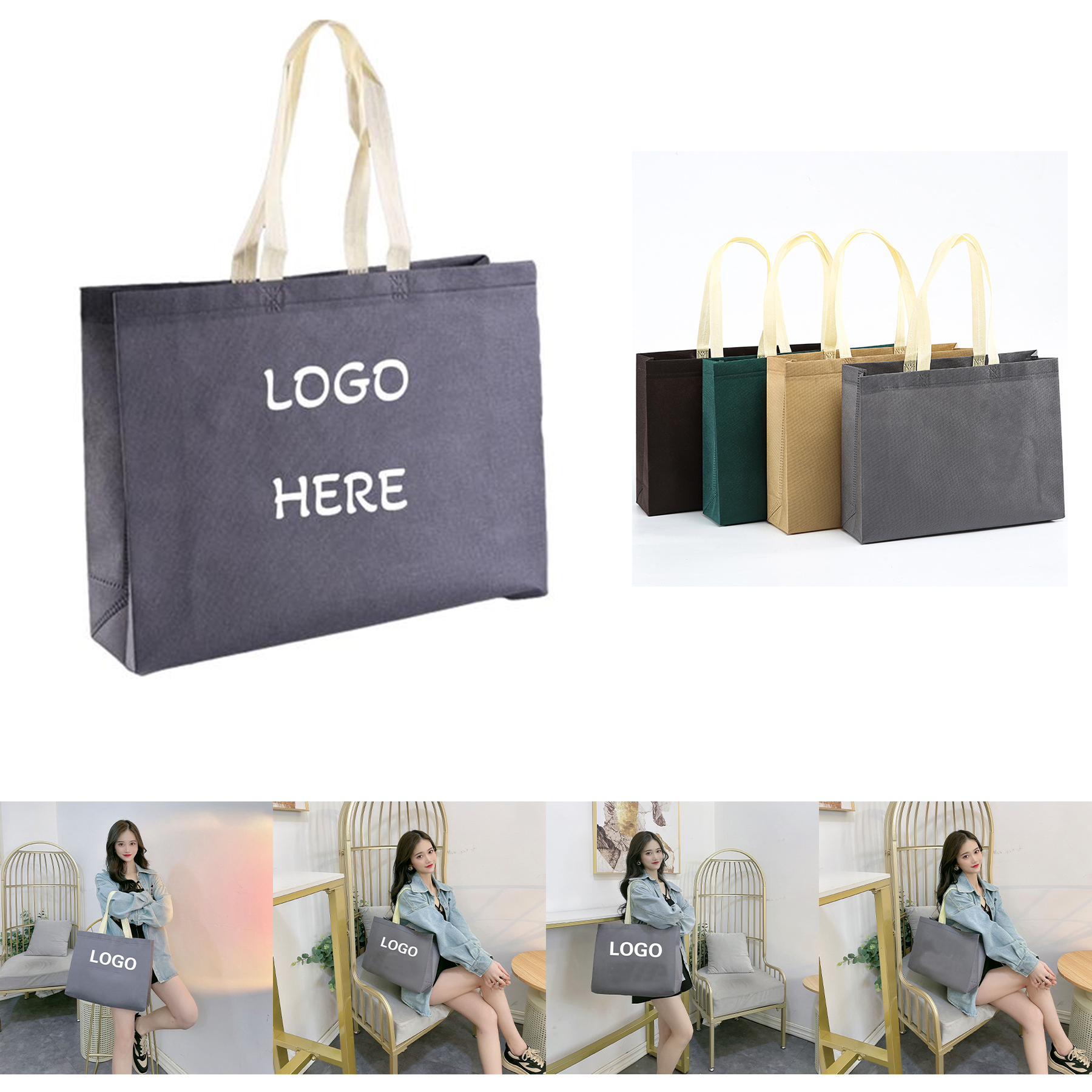 Reusable Grocery Tote Bags 2
