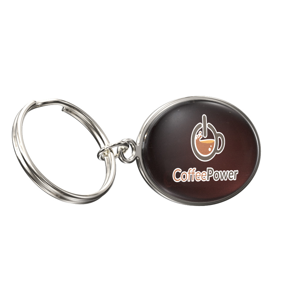 Vibraprint® Bright Oval Key Tag (1-1/4" x 1-7/8") 8