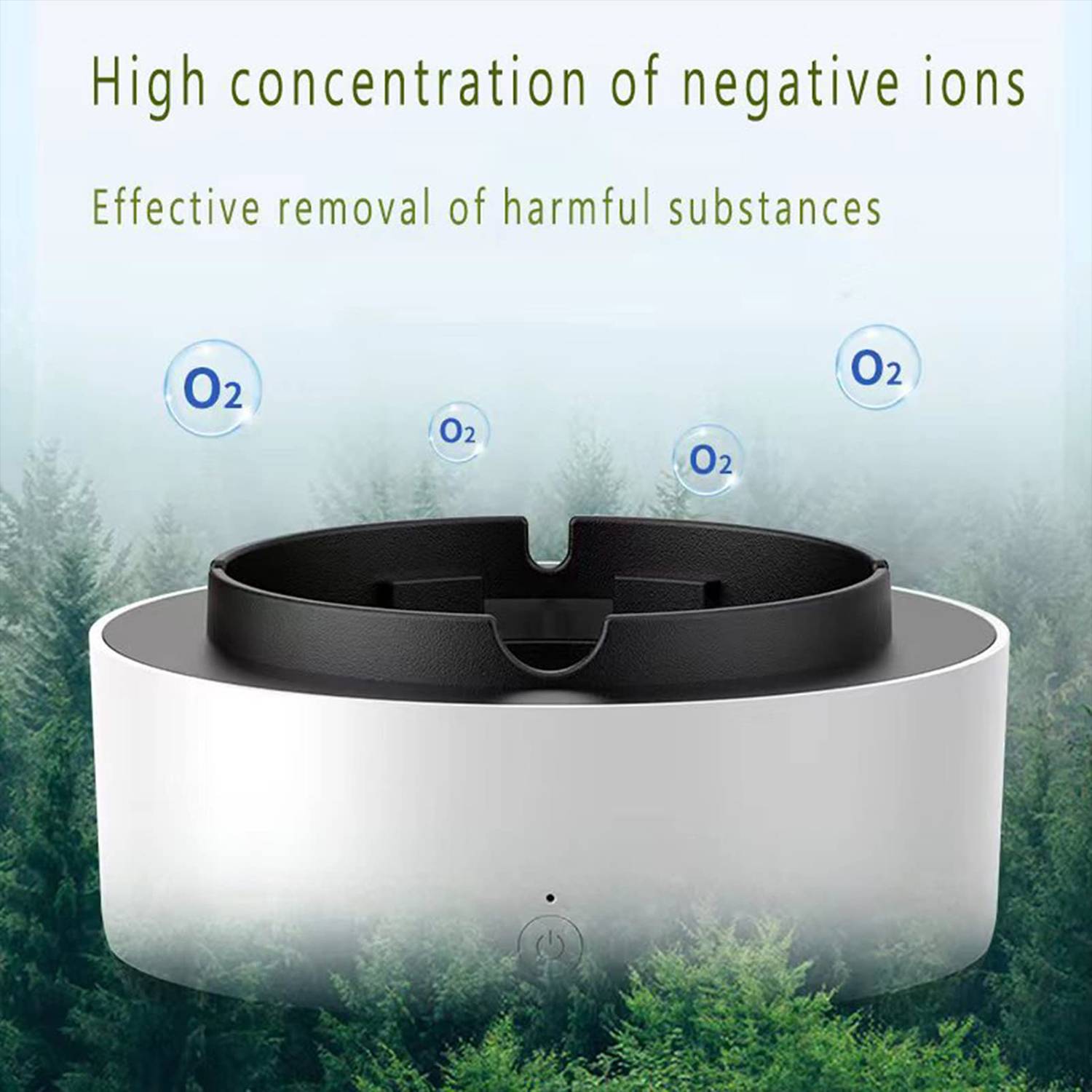 2 in 1 Ashless Air Purifier W/ Filter Ashtray 7