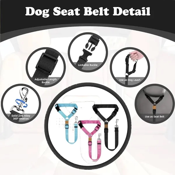 Adjustable Pet Dog Cat Safety Leash 3
