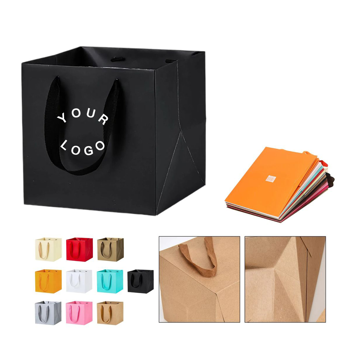 Eco Friendly Kraft Paper Tote Bag with Sturdy Design 3