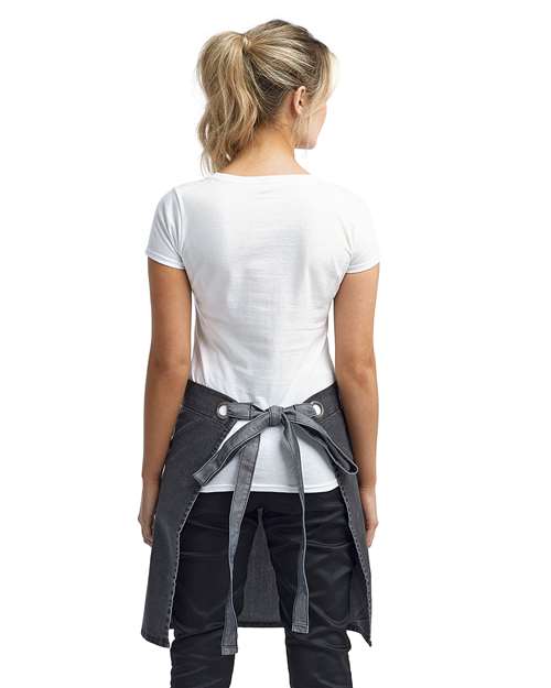 Domain Contrast Denim Waist Apron - RP128 13