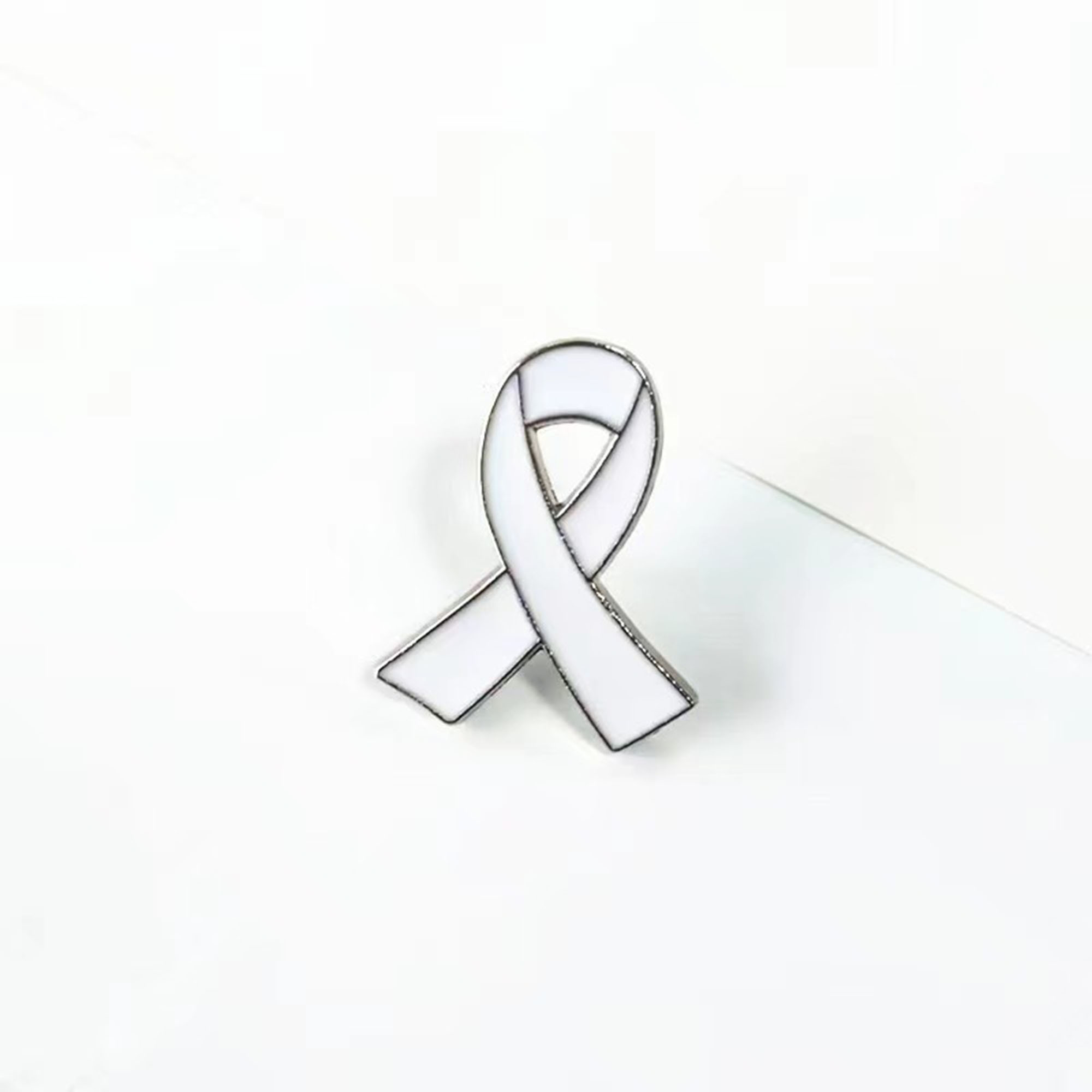 Zinc Alloy Awareness Ribbon Lapel Pin 2
