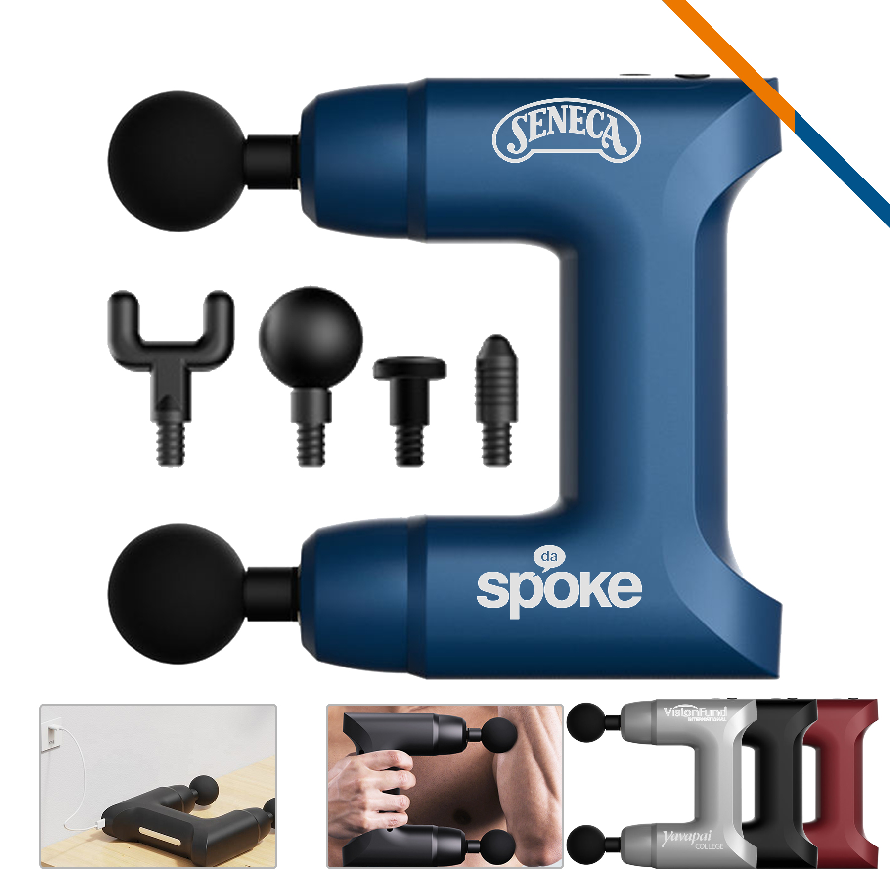 Torium Double Heads Massage Gun 2