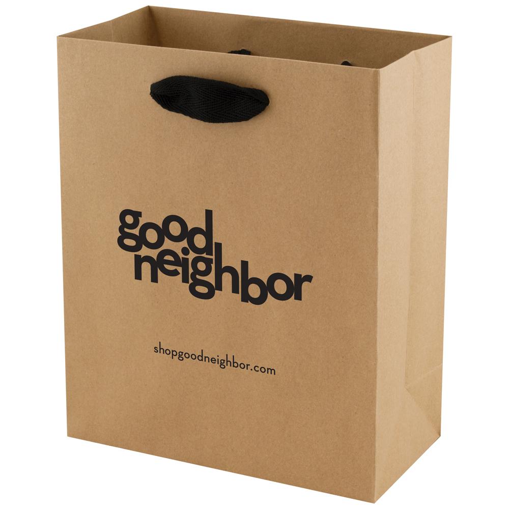 Ribbon Handle Natural Kraft Eurotote 3