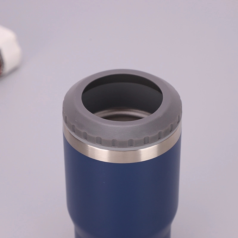 Stainless Steel Can/Bottle Insulator, 14oz Two-Way Lids 15