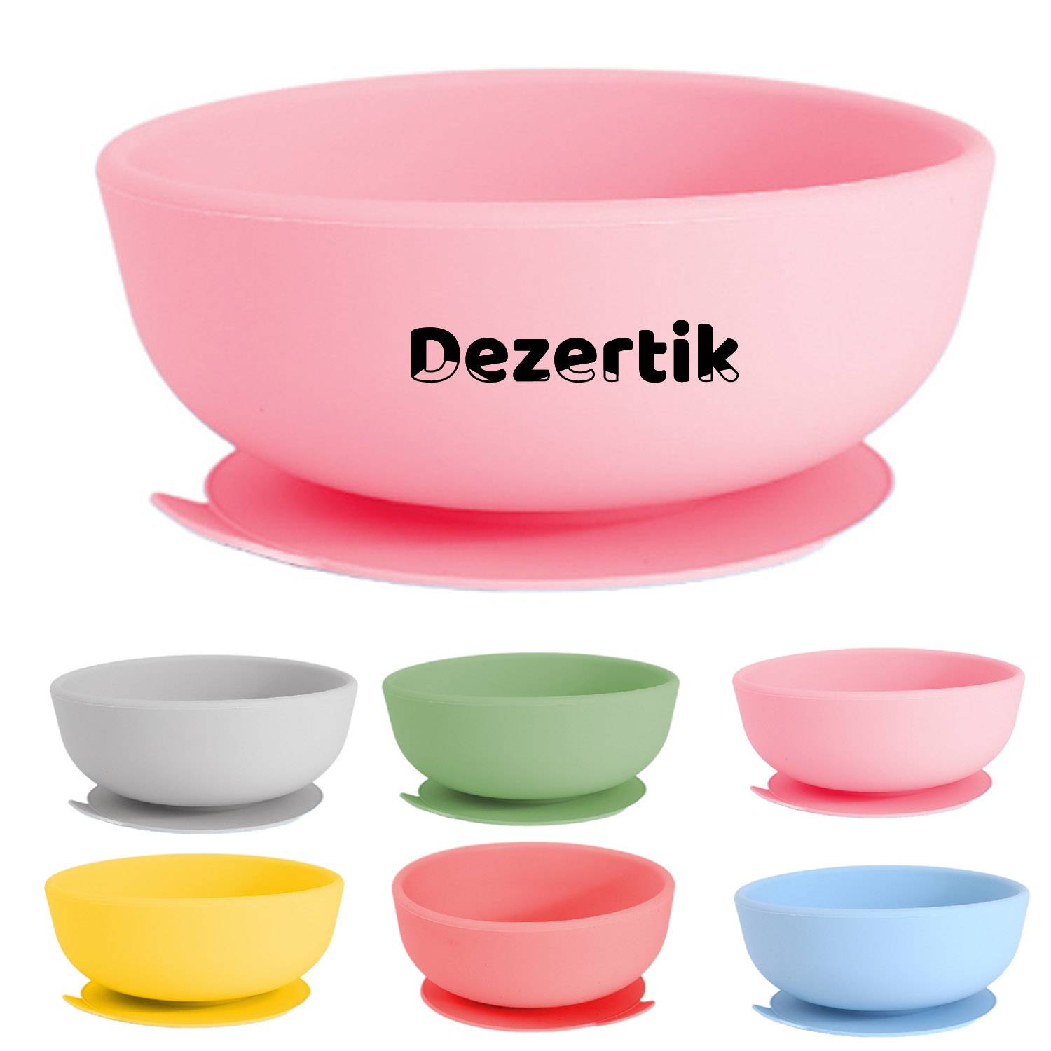 Baby Food Grade Silicone Suction Bowl 3
