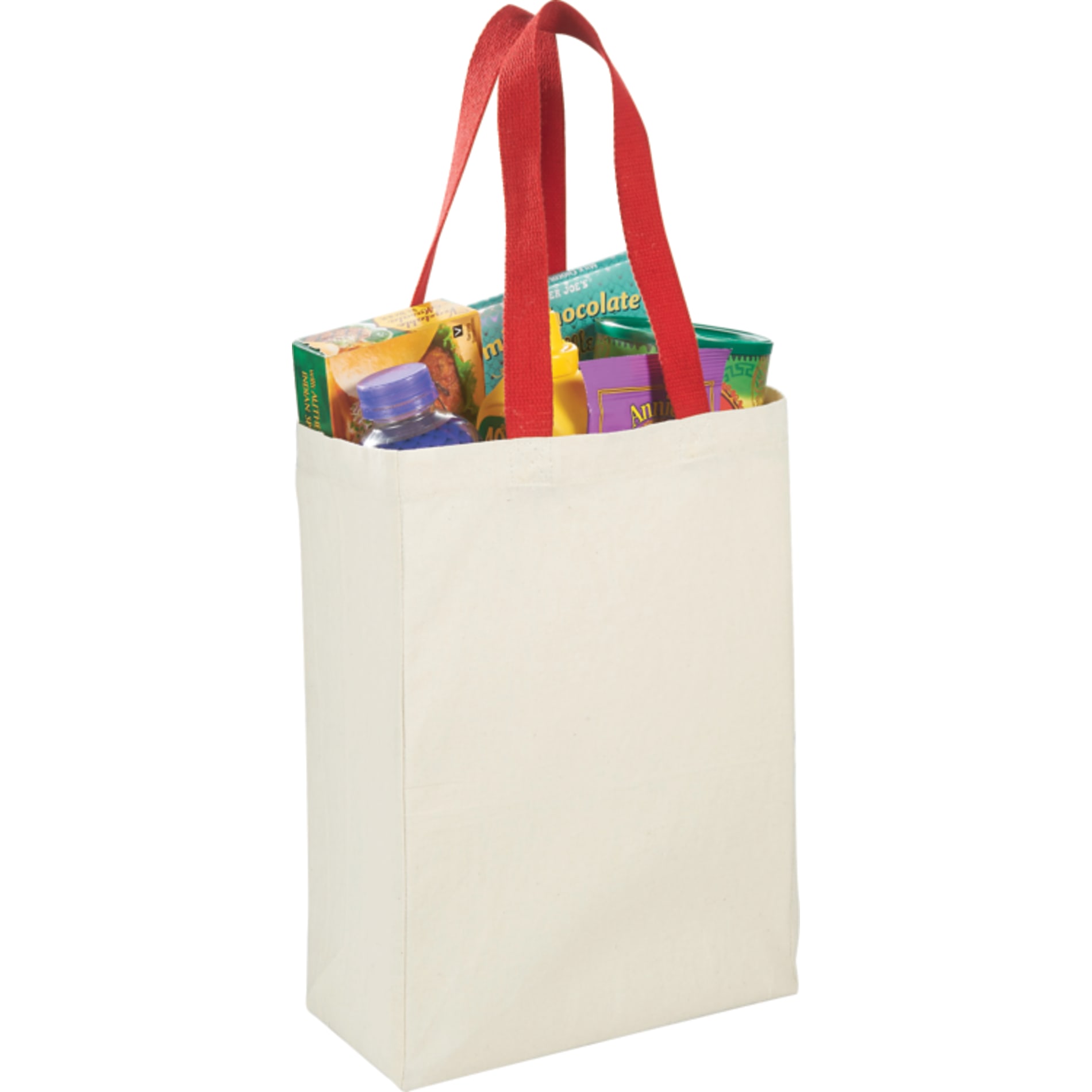 Nebraska 5oz Cotton Canvas Grocery Tote, custom tote bag with logo imprint 30