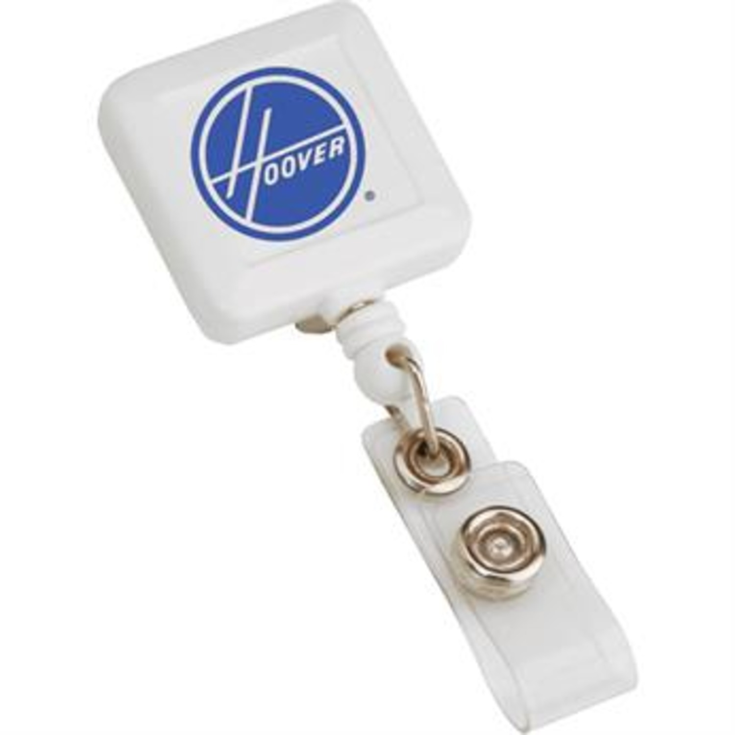 Square Retractable Badge Holder 2