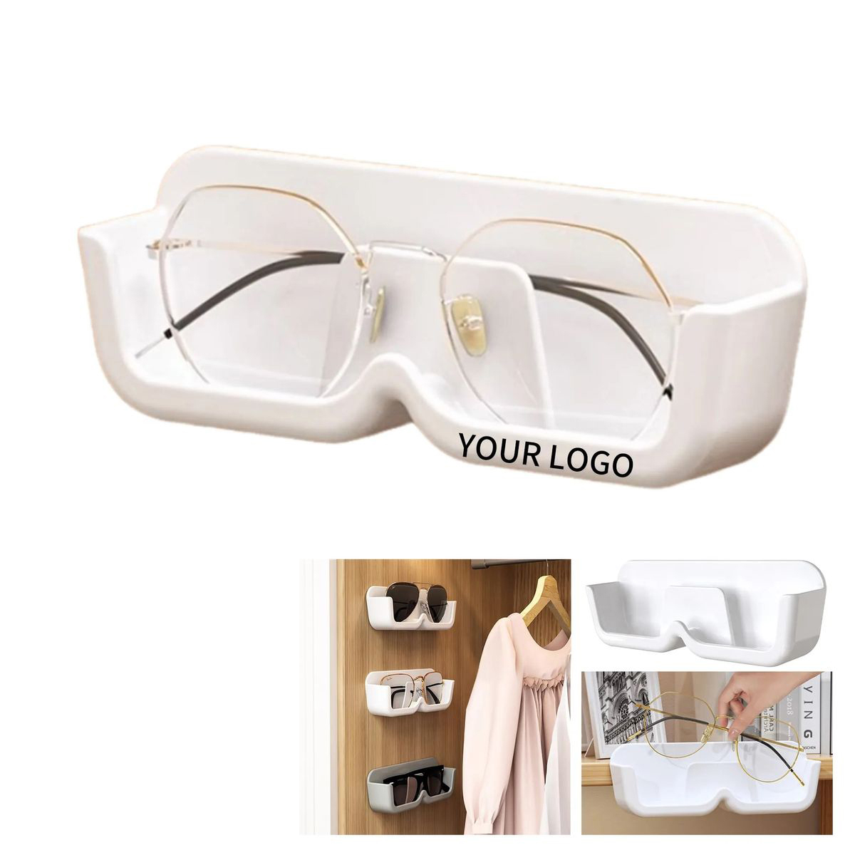 PS Adhesive Eyeglasses Holder Rack 2