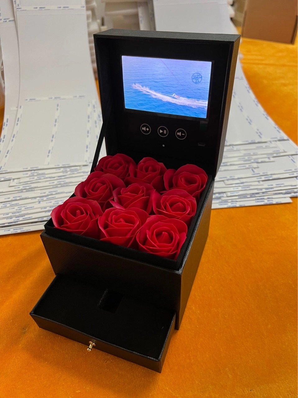 Customized 5.0" Hd Screen Video Playing Gift Box 5