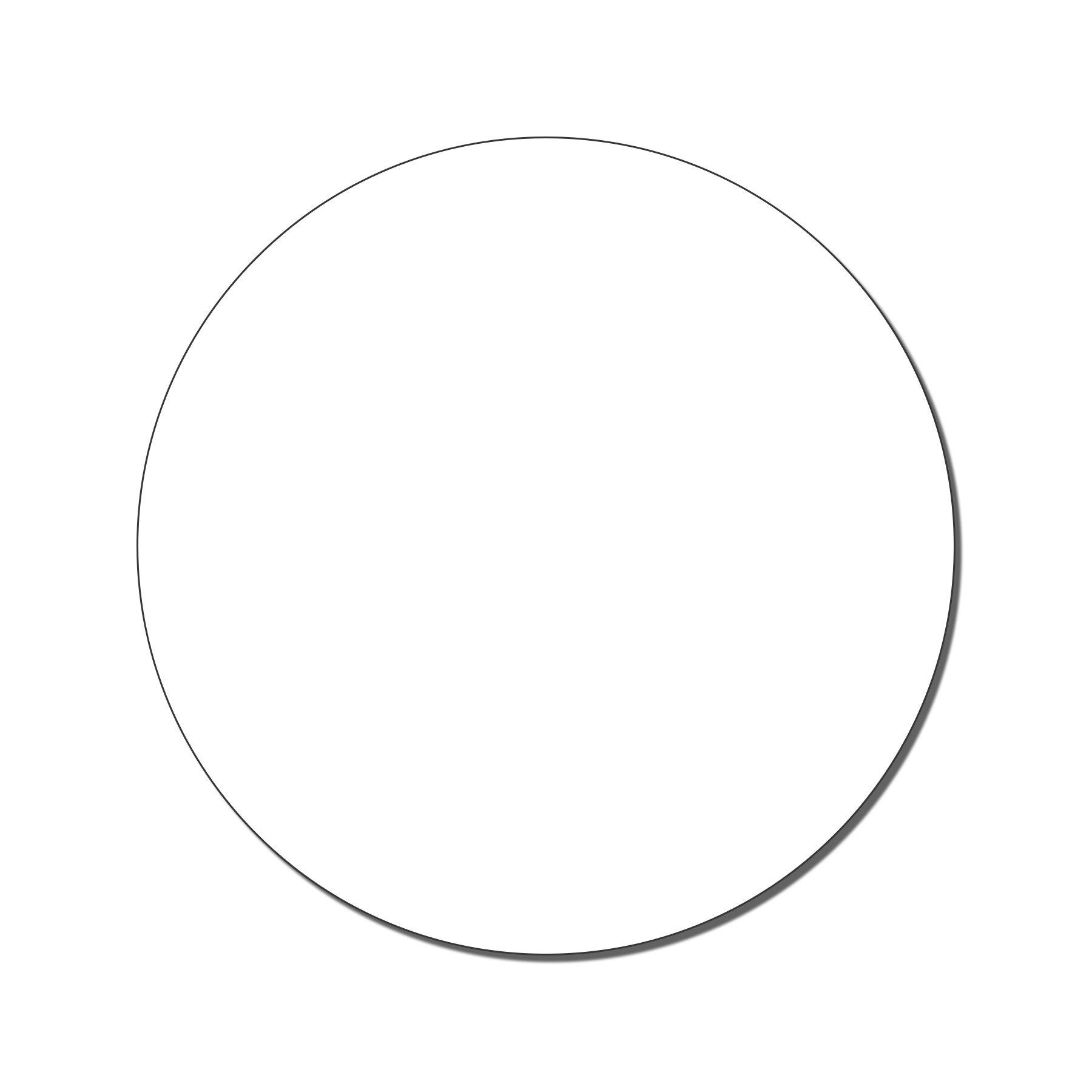 Circle 3" NoteKeeper™ Magnet 20 Mil 3