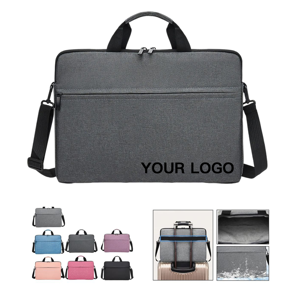 Cross Body Laptop Carry Bag with Shoulder Strap 4