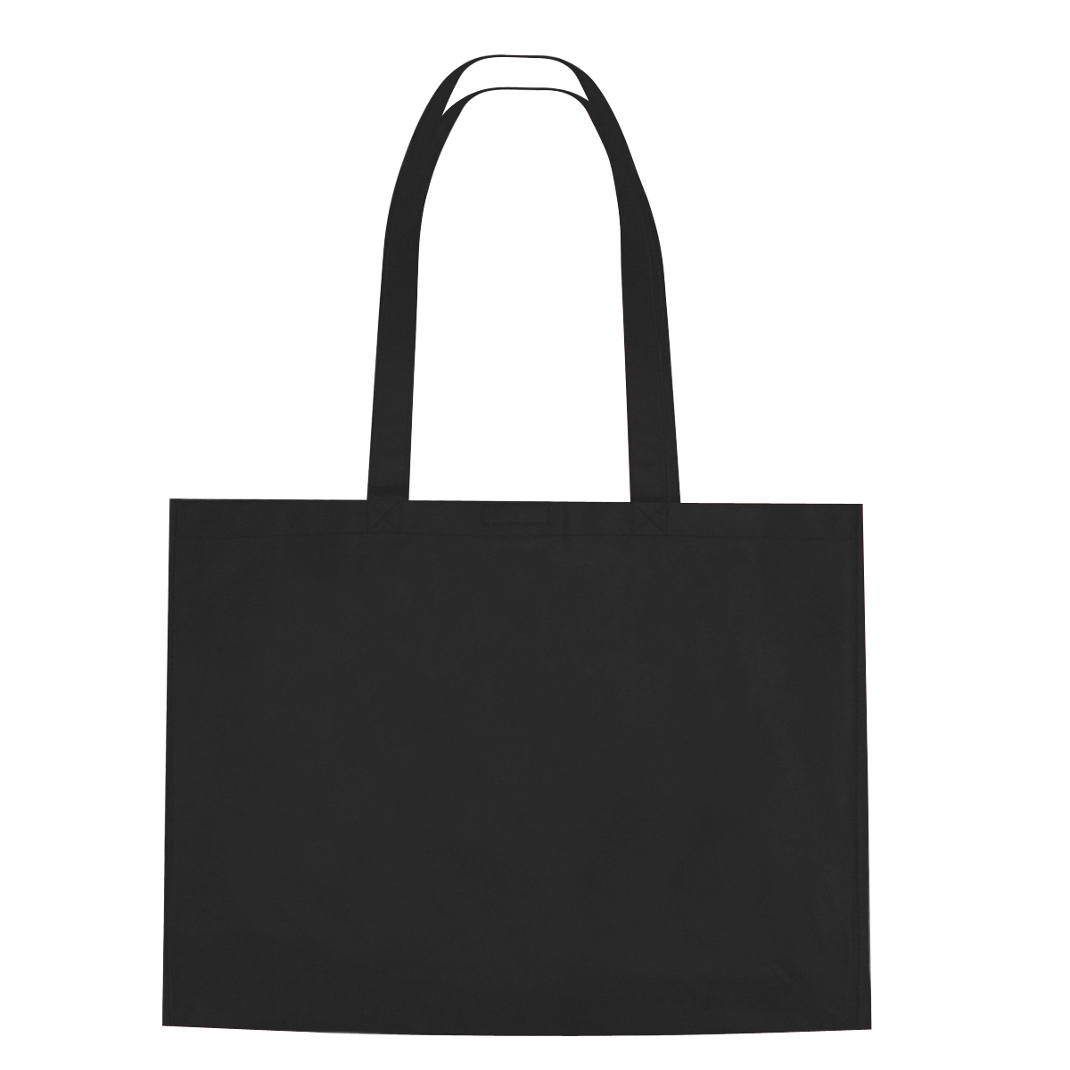 Non-Woven Shopper Tote Bag With Hook And Loop Closure 3