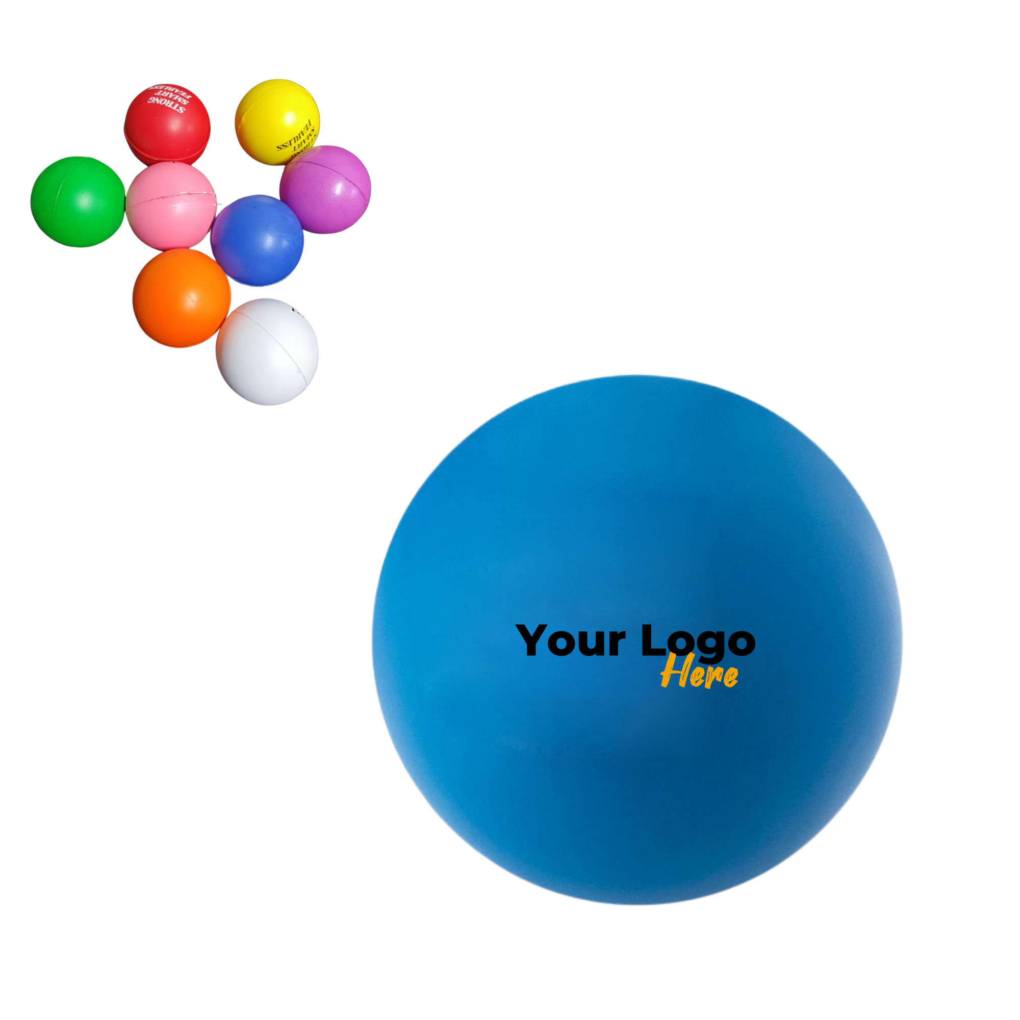Stress-Relieving Inspirational High-Elastic Toy Ball 1