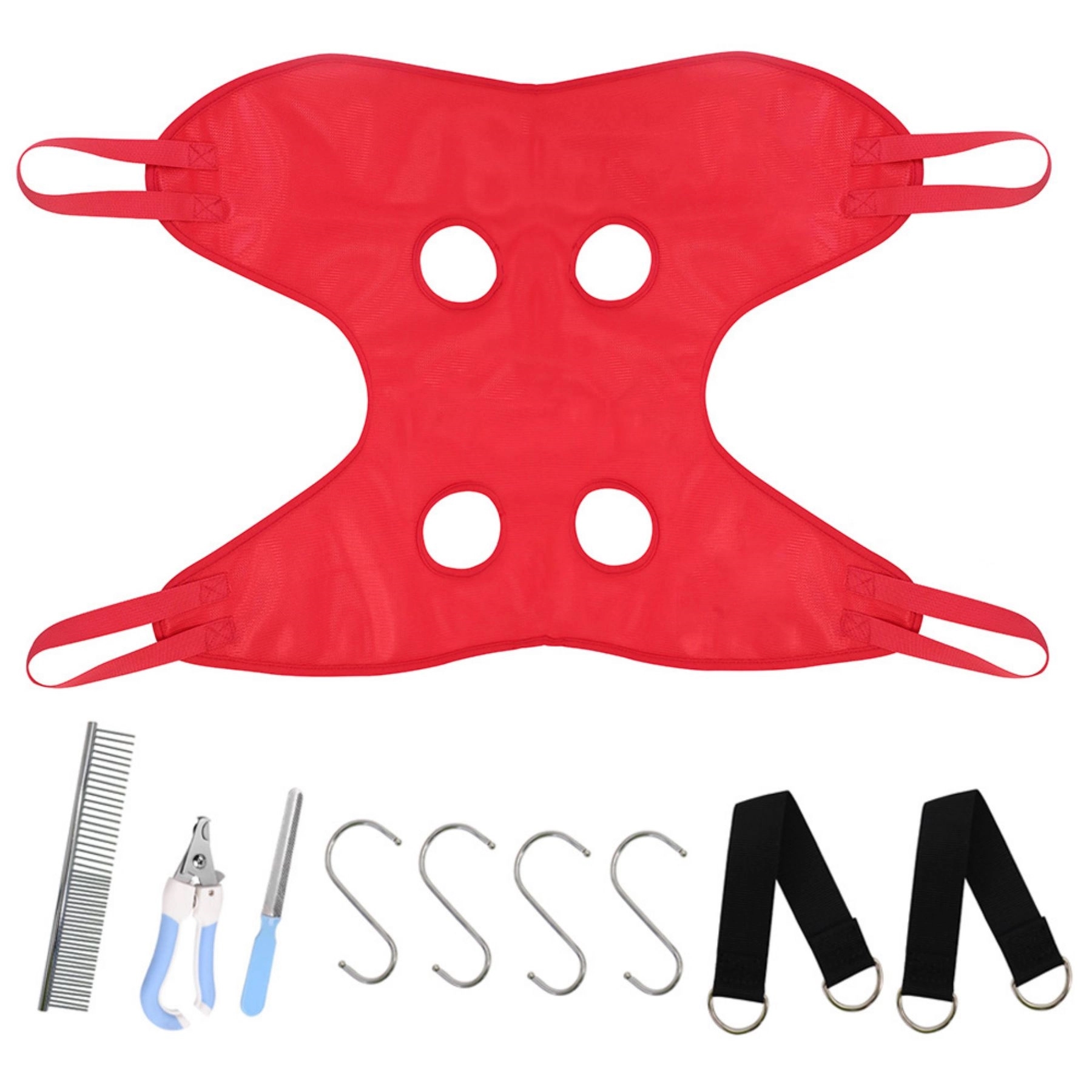 Pet Dog Grooming Hammock Harness Restraint Bag Nail Clippers 6