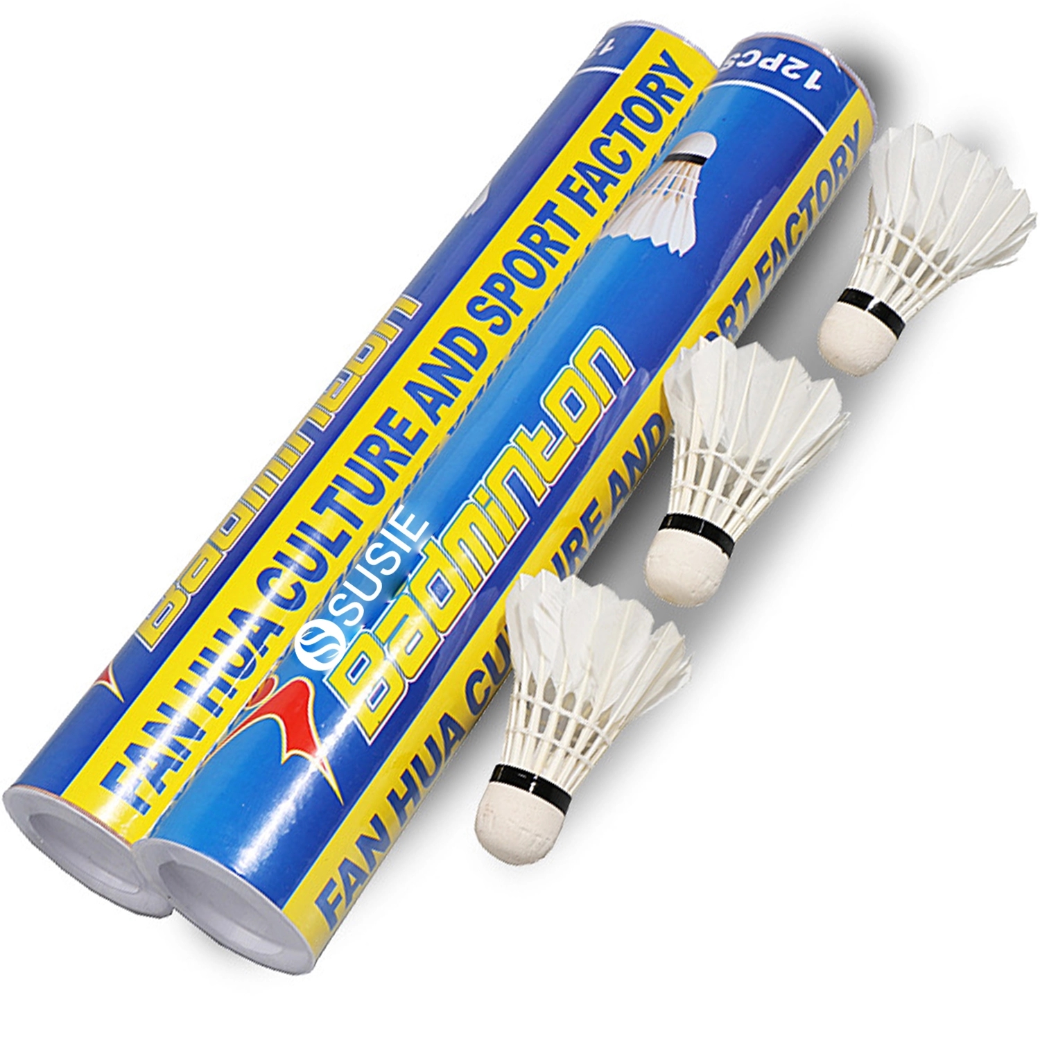 12Pcs Feather Shuttlecocks 1