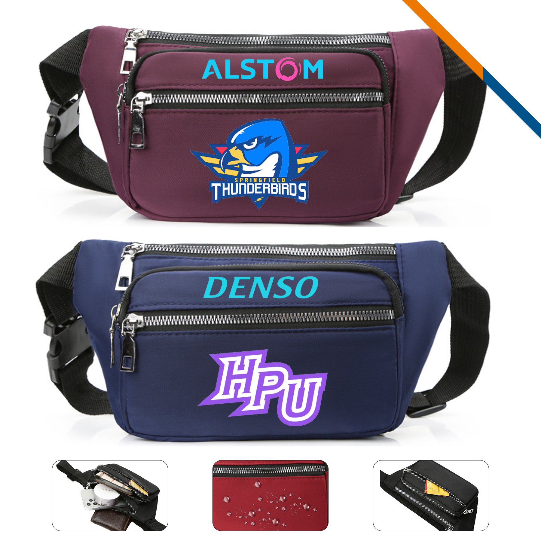 Pulo Oxford Fabric Fanny Pack 8