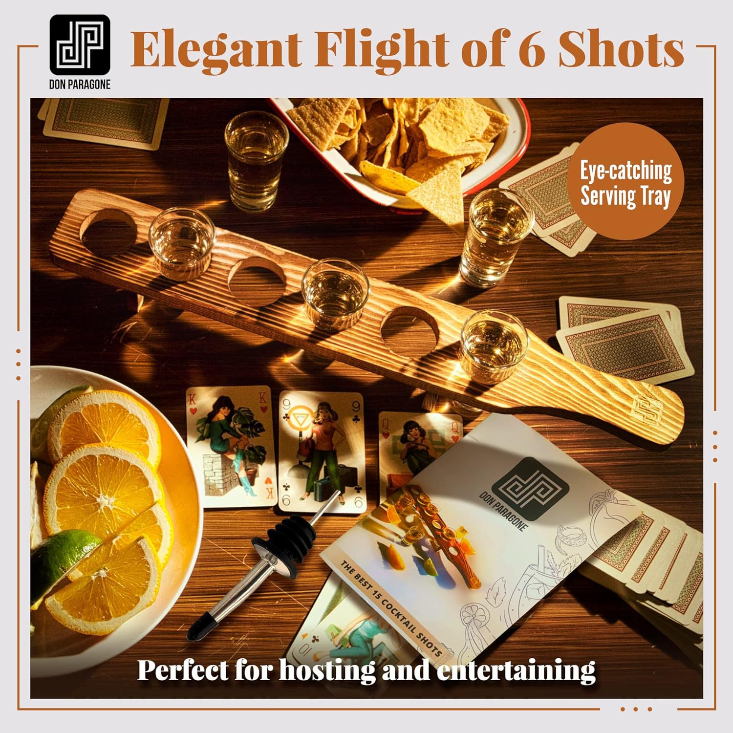 Wooden Cocktail Tray 2
