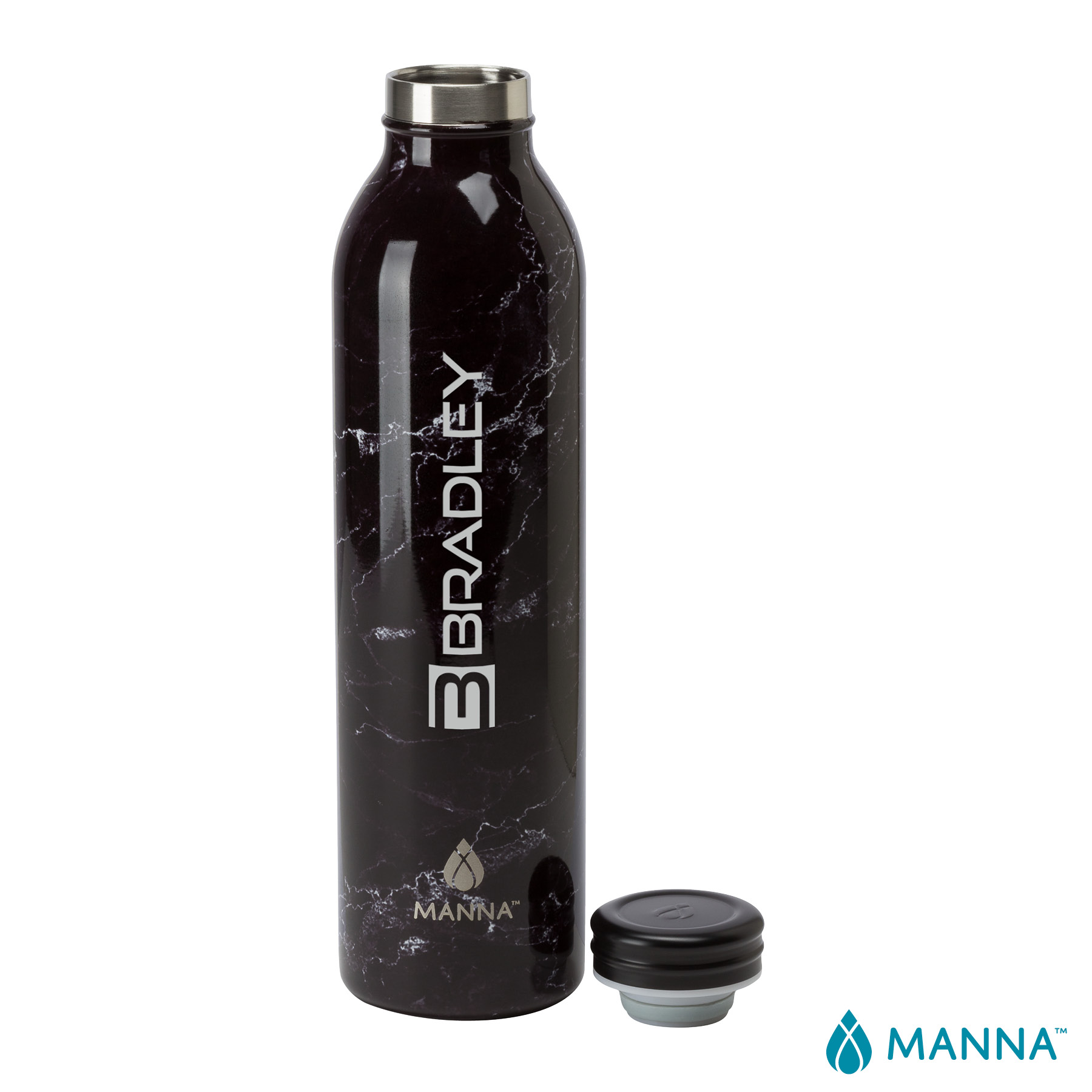 Manna™ 20 oz. Retro Stainless Steel Water Bottle 1