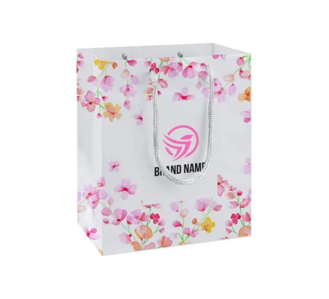 Printed Matte Paper Bags (170 GSM Art Paper) 6