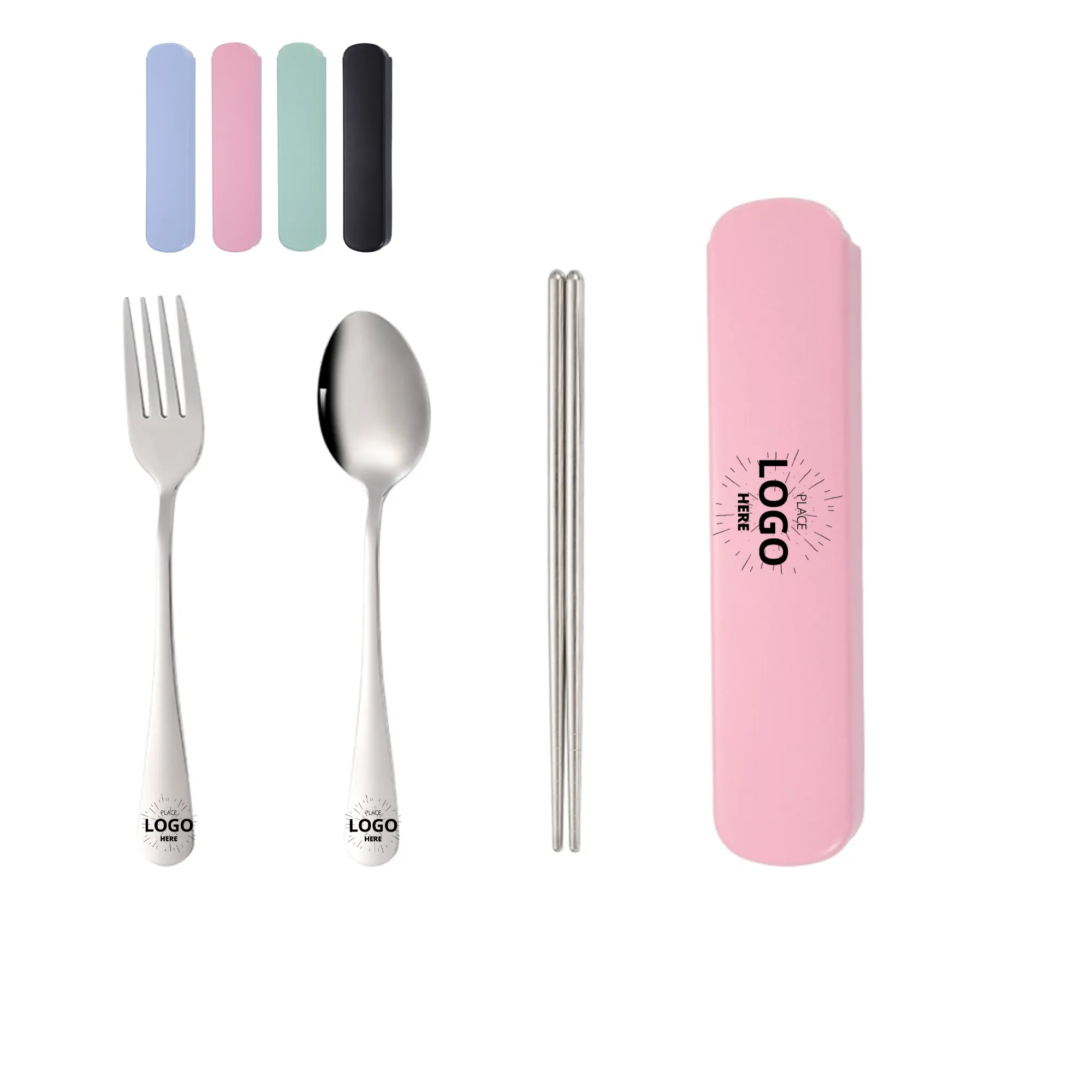 Portable Stainless Steel Cutlery Utensil Kit 3