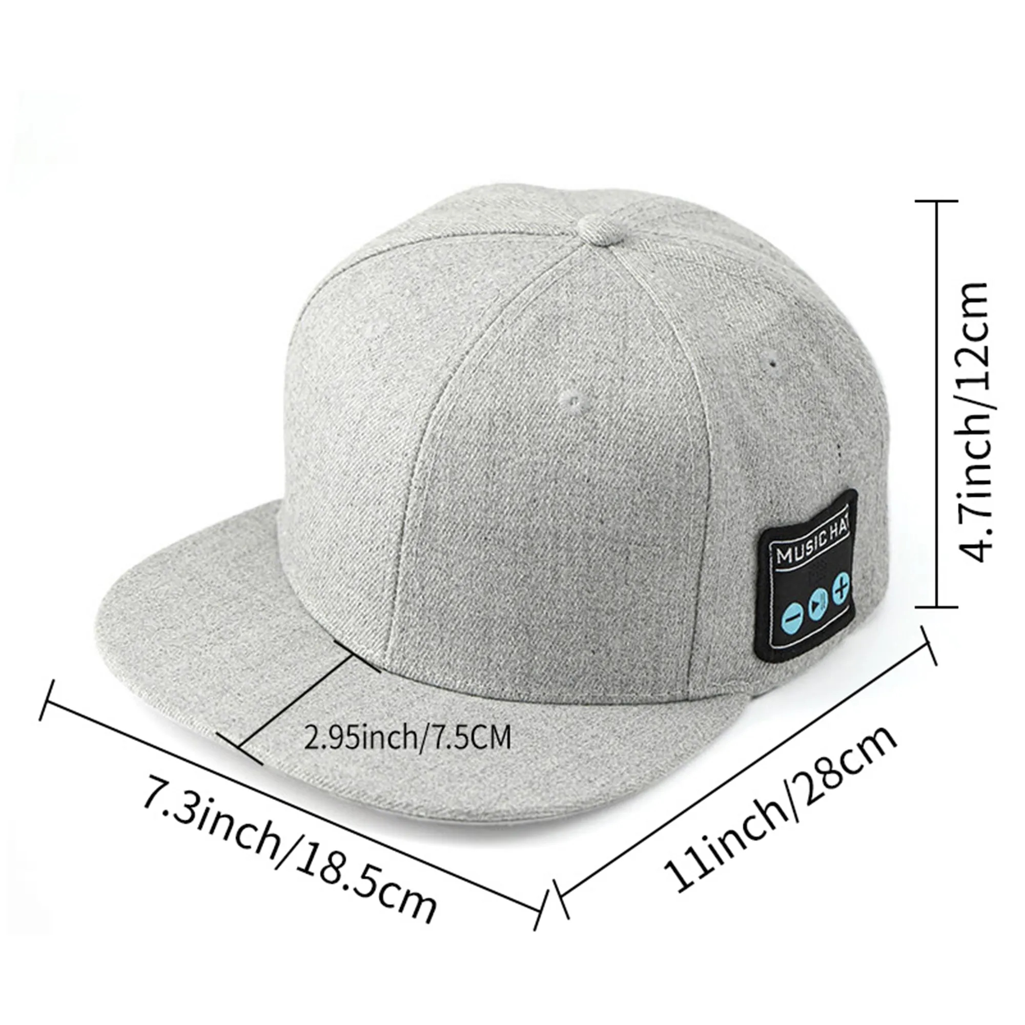 Bluetooth Music Cap with Built-In Speakers 2