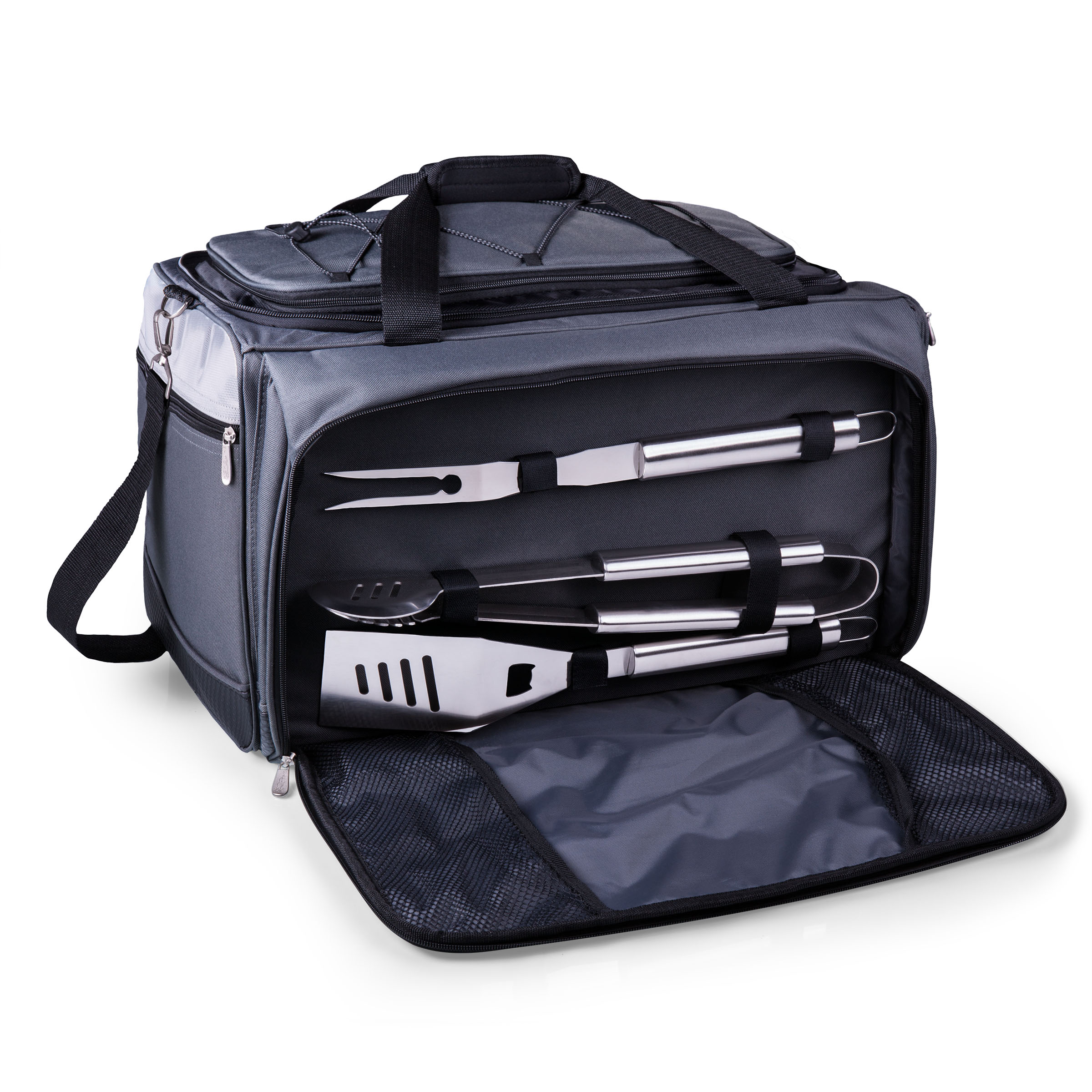 Buccaneer Portable Charcoal Grill & Cooler Tote 2