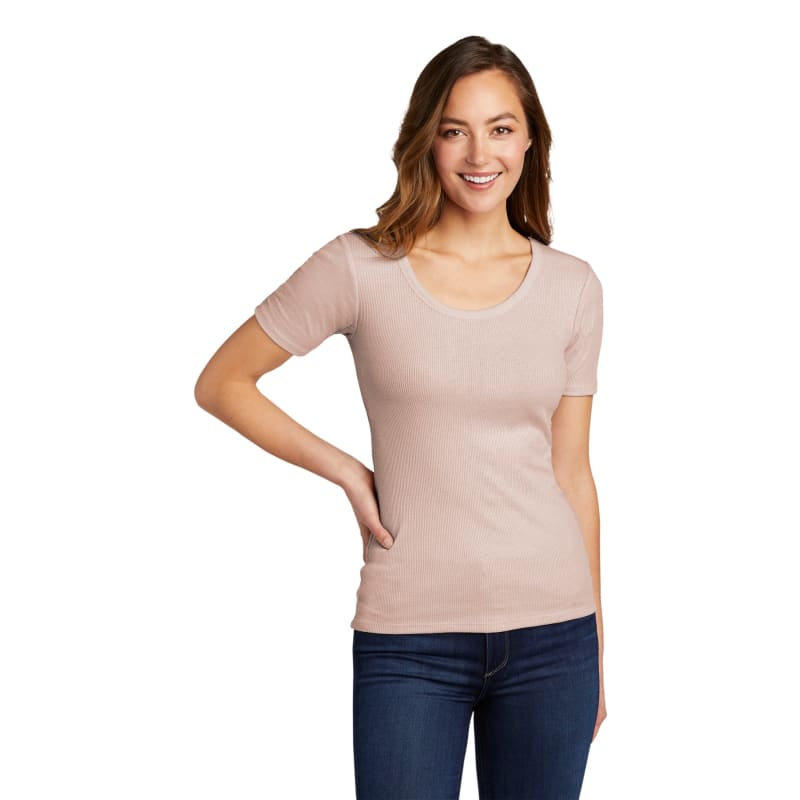 District Women's V.I.T. Rib Scoop Neck Tee 14